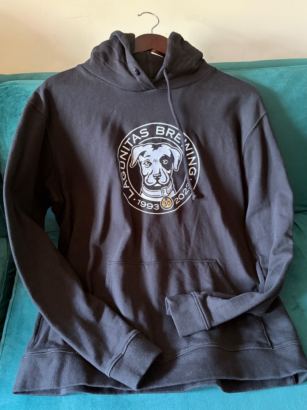 Lagunitas Brewing Co. Black Logo Hoodie